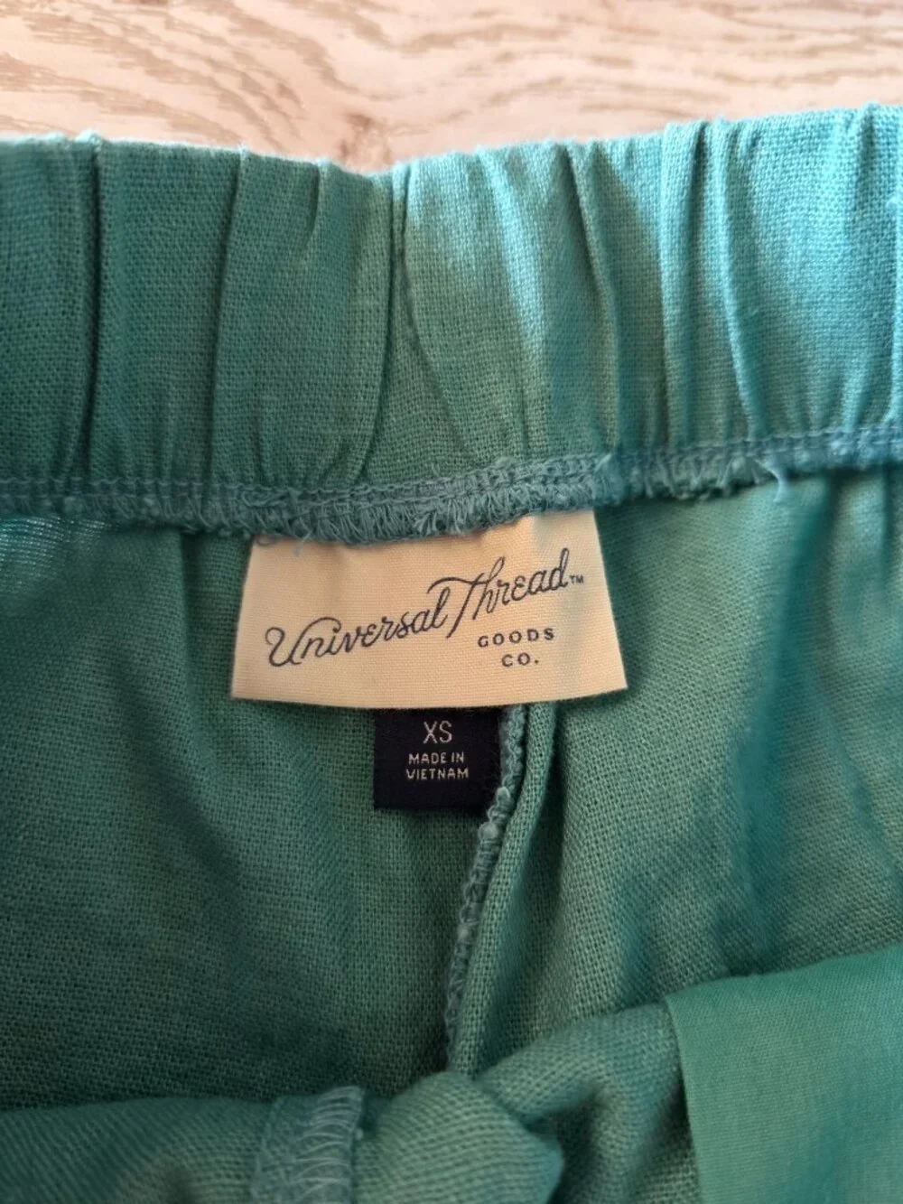 Universal Thread Green High-Rise Utility Ankle Pants - Pull-On Drawstring XS - Picture 3 of 9